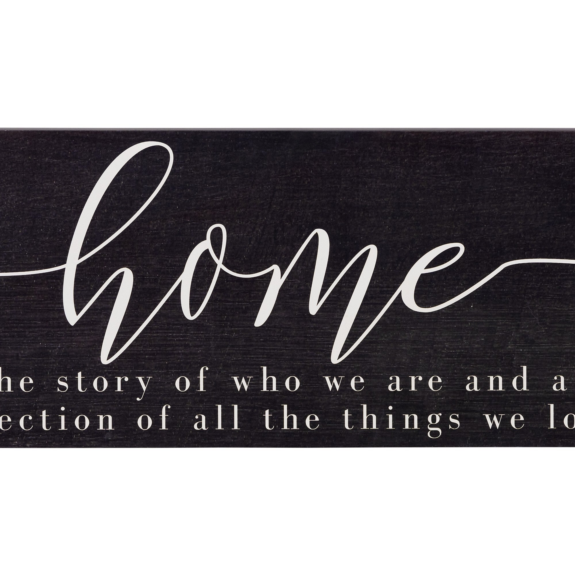 Home Quote Brown Wooden Wall Plaque