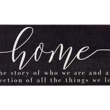 Home Quote Brown Wooden Wall Plaque