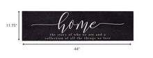 Home Quote Brown Wooden Wall Plaque