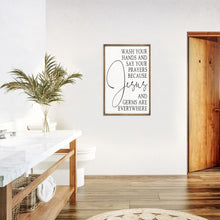 Jesus and Germs Are Everywhere Framed Wall Art