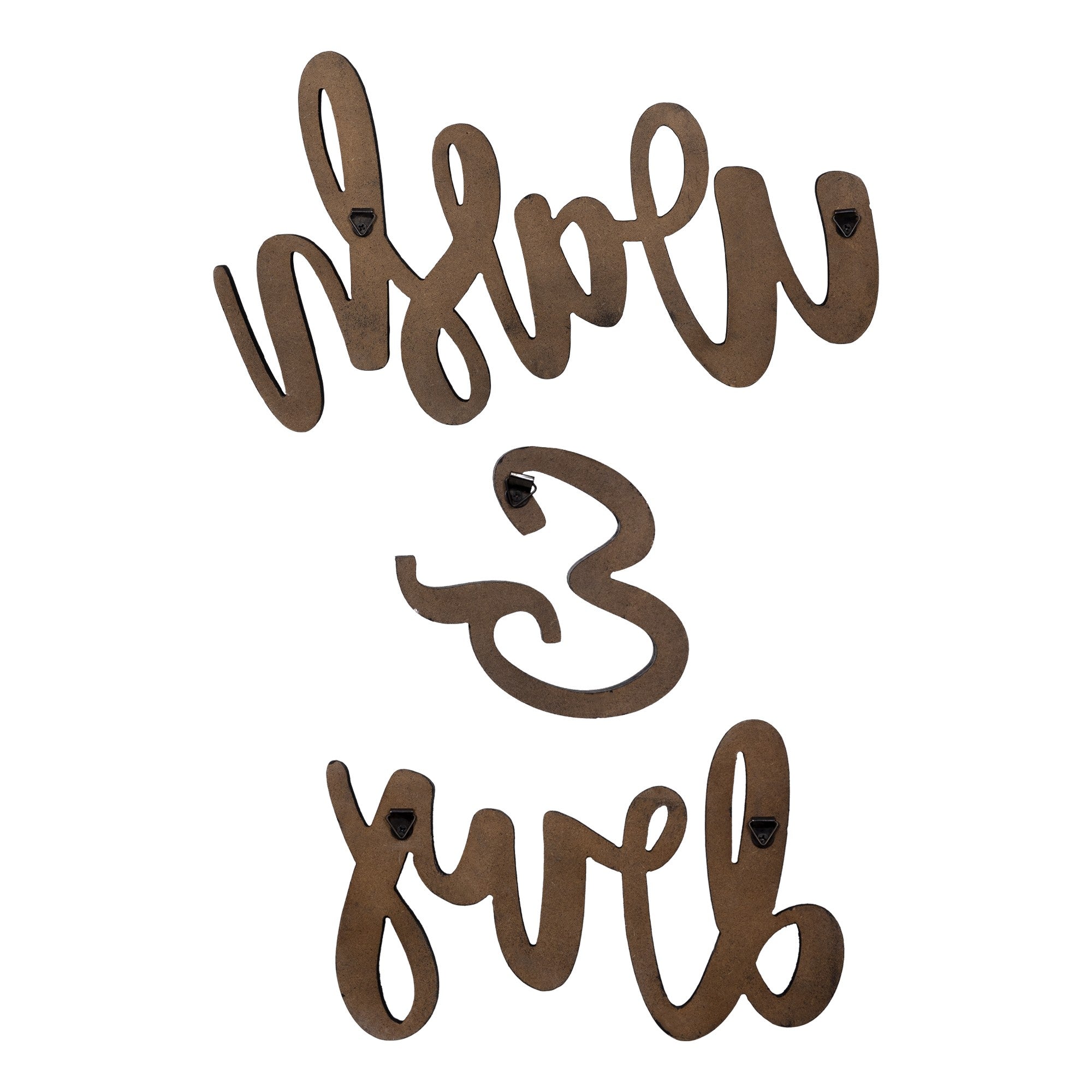 Black Metal Wash and Dry Wall Sign