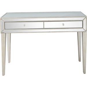 Silver Beaded Console Table