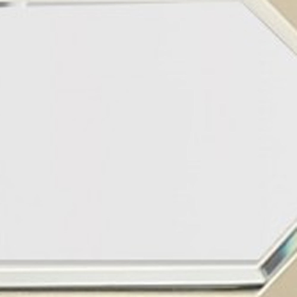 Antiqued Silver Console Table