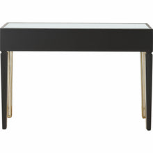 Champagne Finish Console Mirror Table