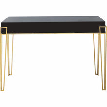 Black Mirrored Console Table
