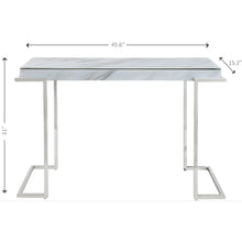 Marble Rectangular Console Table