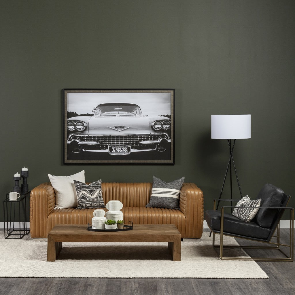 Whitewash Handled Textured Ceramic Vase 8"