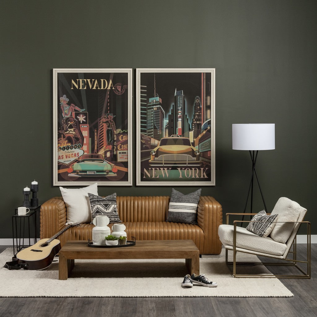 Whitewash Handled Textured Ceramic Vase 12"