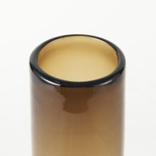 Vintage Look Ombre Brown Glass Vase 12