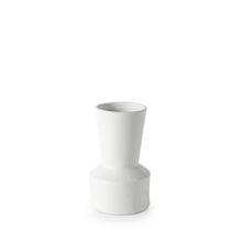 White Contempo Deco Ceramic Vase 9