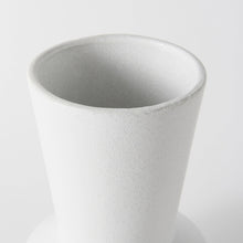 White Contempo Deco Ceramic Vase 9