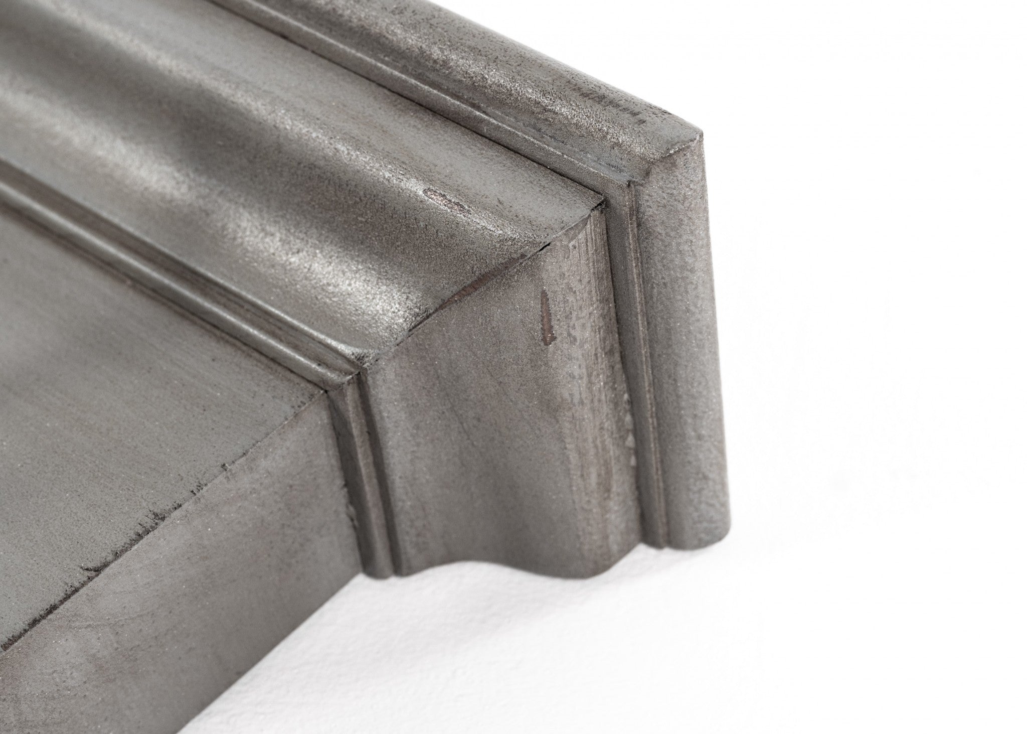 Rustic Antiqued Gray Wood Four Hook Hanging Coat Rack