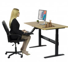 Black Ergonomic Under Desk Pull Out Keyboard Sit or Stand Tray