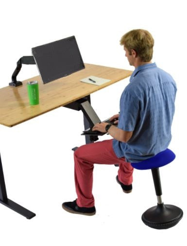 藍色高轉主動平衡椅