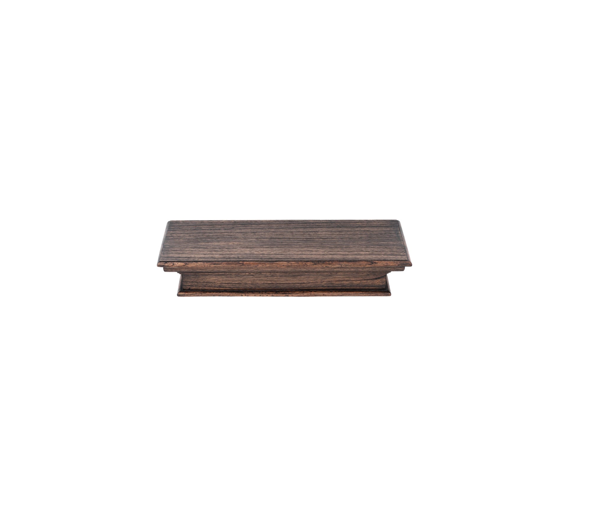 23" Black Wash Floating Wall Shelf