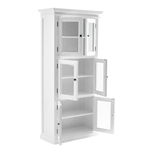 Classic White Three Level Storage Cabinet