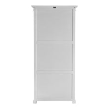 Classic White Three Level Storage Cabinet