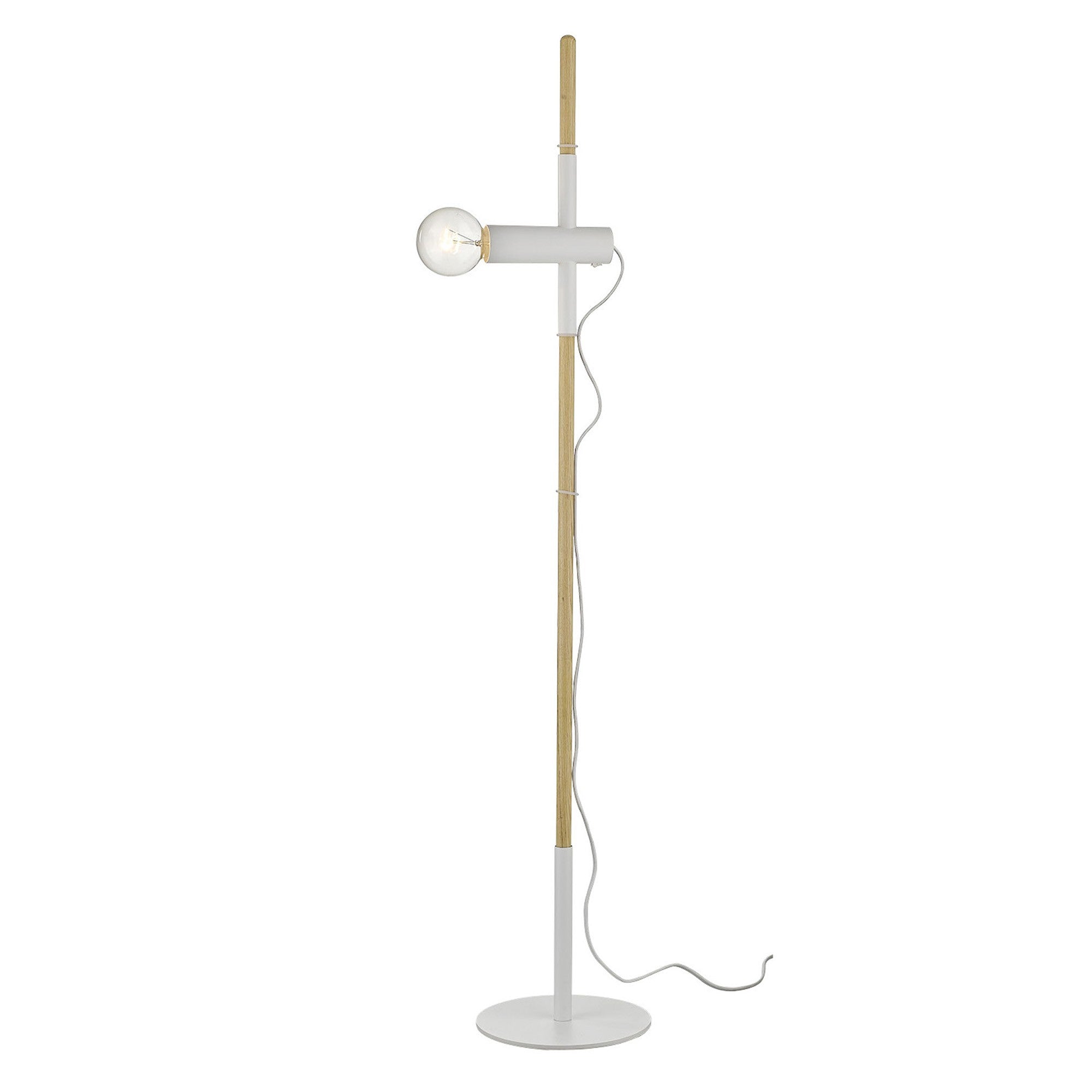 Natural Reading Floor Lamp 55"