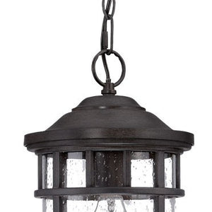Matte Black Canister Hanging Light