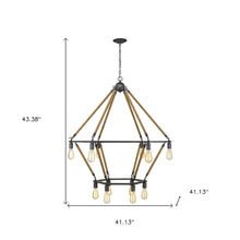 Holden 12-Light Antique Gray Wagon Wheel Chandelier