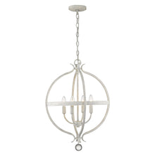 Callie 4-Light Country White Pendant
