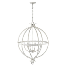 Callie 6-Light Country White Pendant