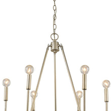 Reagan 6-Light Washed Gold Chandelier