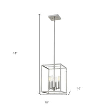 Cobar 4-Light Satin Nickel Pendant