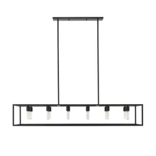 Cobar 12-Light Matte Black Island Pendant