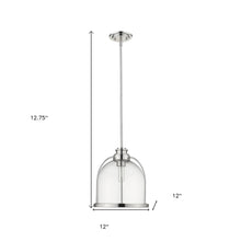 Stanton 1-Light Polished Nickel Pendant