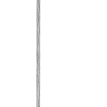 Distratto 1-Light Polished Chrome Pendant Enmeshed Aluminum Wire Shade (12