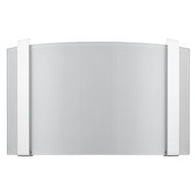 Polished Chrome Wall Sconce with Frosted Glass Shade