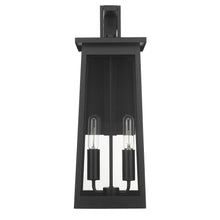 Alden 2-Light Matte Black Wall Light