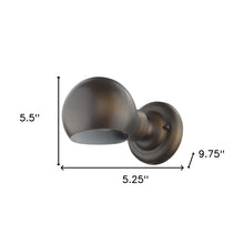 Antique Bronze Rounded Wall Sconce