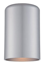 Minimalist Brushed Silver Cylinder Wall Light