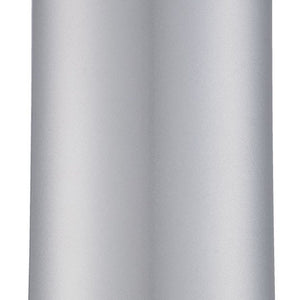 Minimalist Brushed Silver Cylinder Wall Light