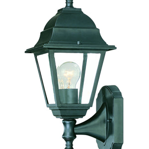 Matte Black Swing Arm Outdoor Wall Light