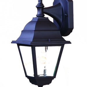 Black Swing Arm Outdoor Wall Light