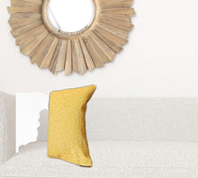 Yellow Tripartite Lumbar Throw Pillow