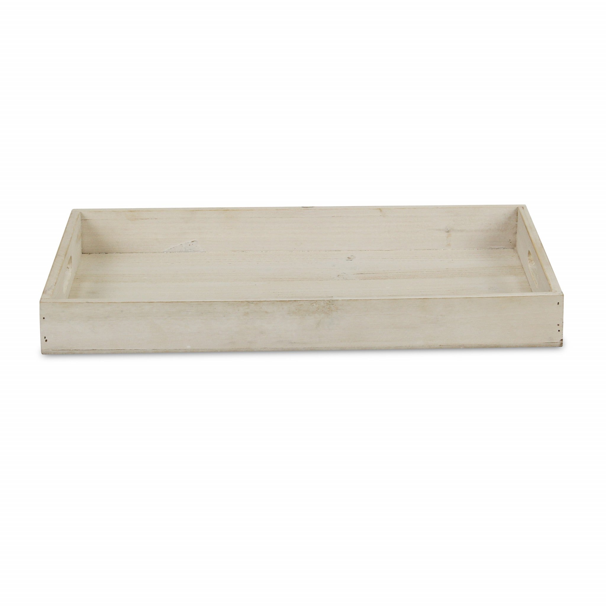 Minimalist Light Gray Wooden Tray