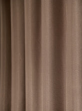 Luxurious Mocha Waffle Weave Shower Curtain