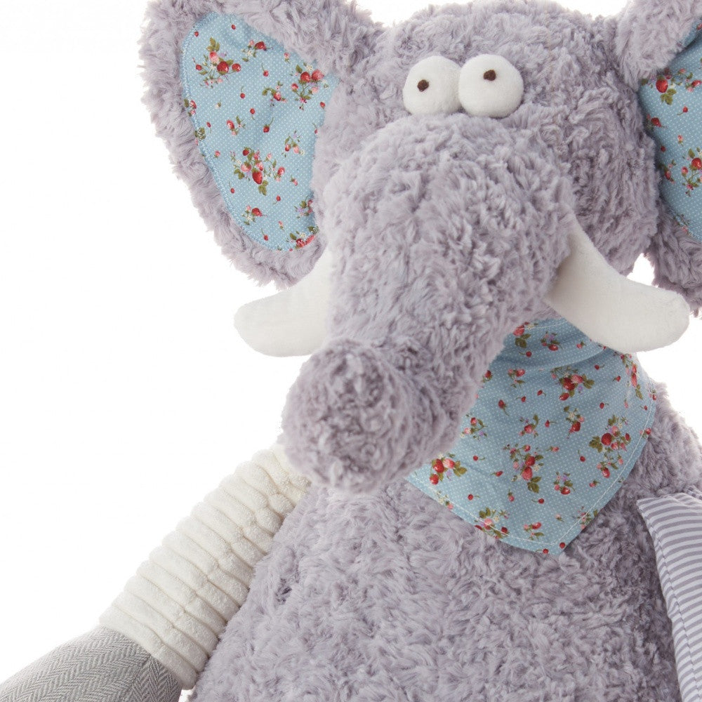 Grey 22" X 26" Novelty Polyester Throw Pillow