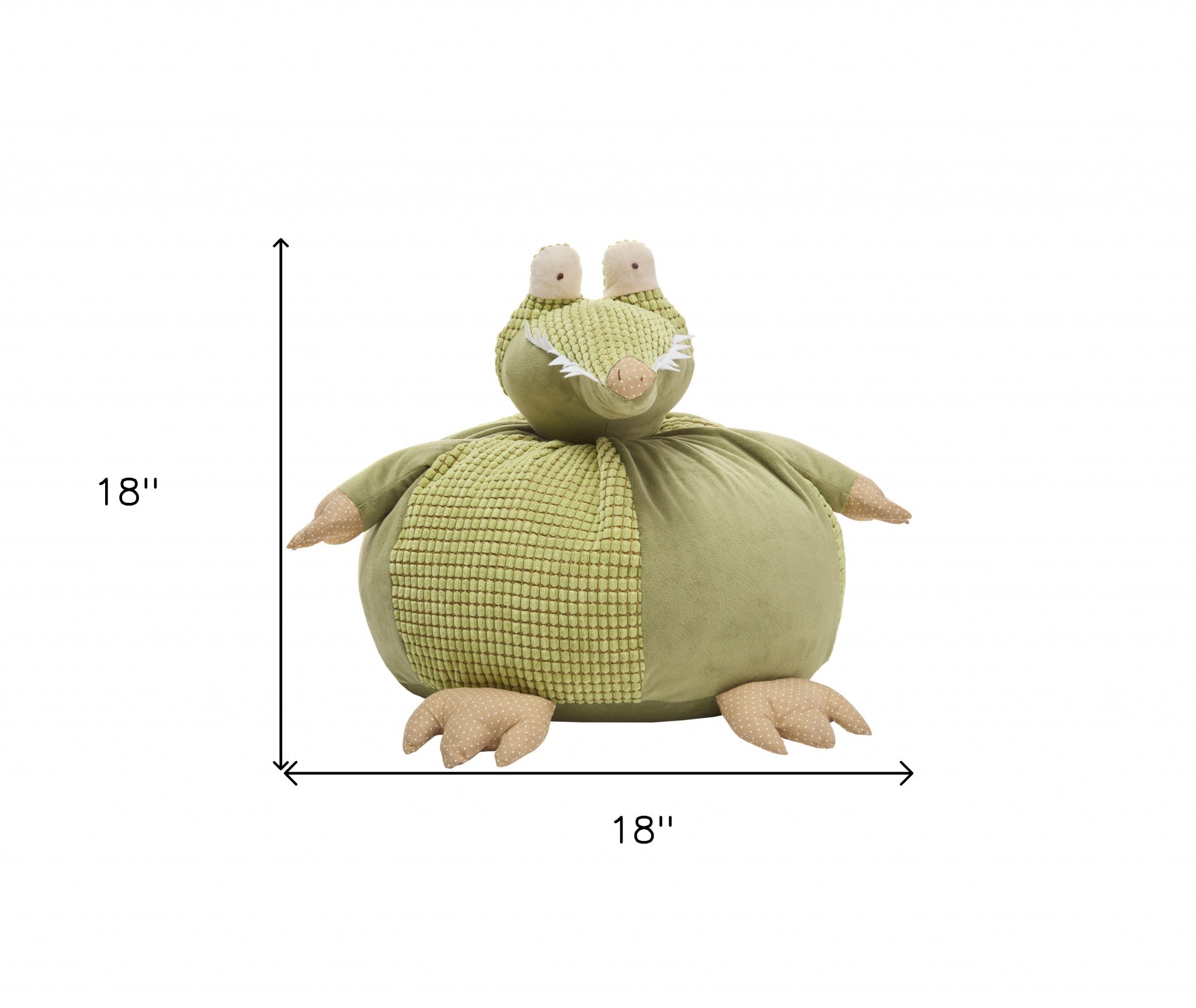 綠色 18" X 18" 新穎滌綸抱枕