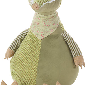 Green 22" X 26" Novelty Polyester Throw Pillow