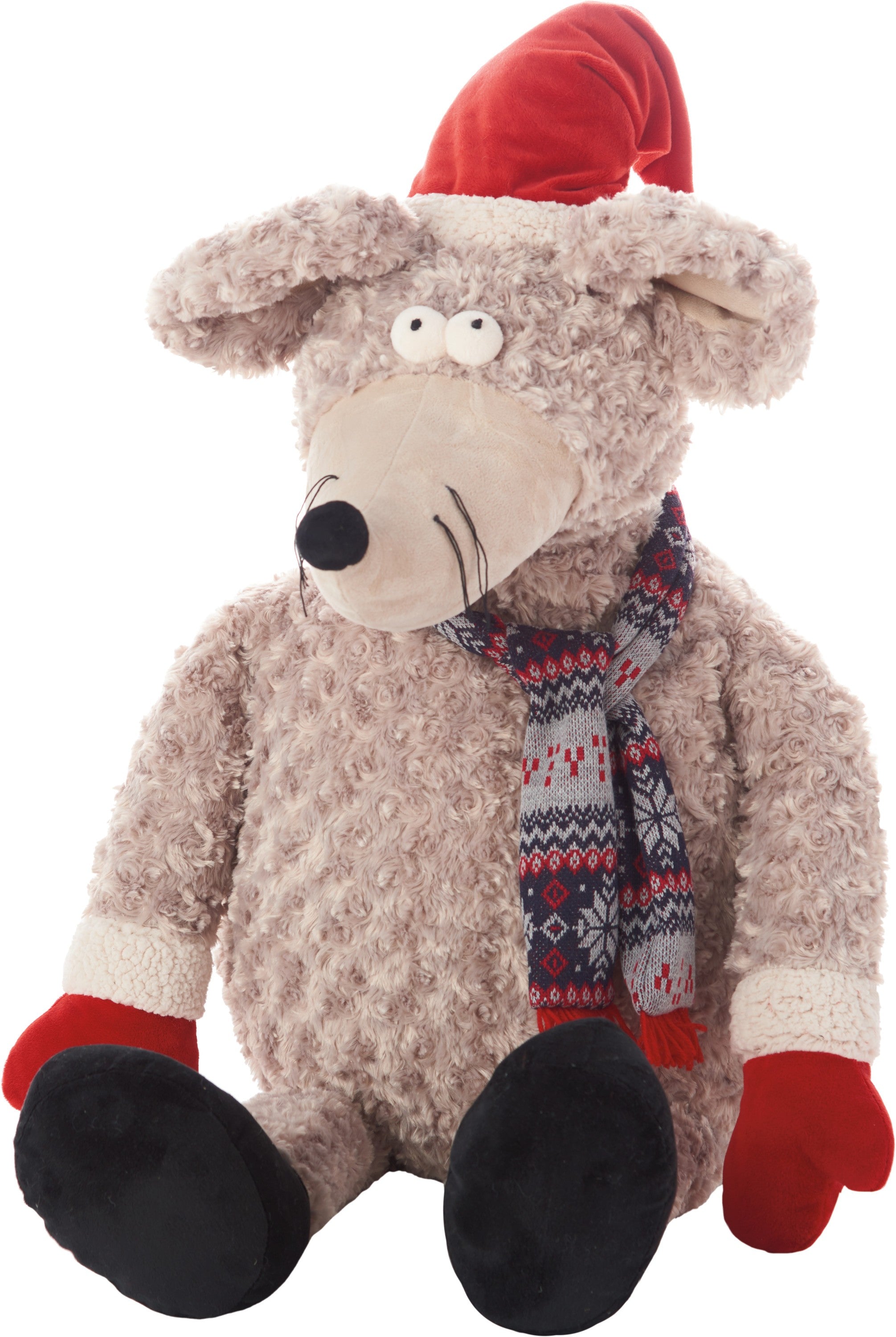 灰色 23" X 24" 新穎滌綸抱枕