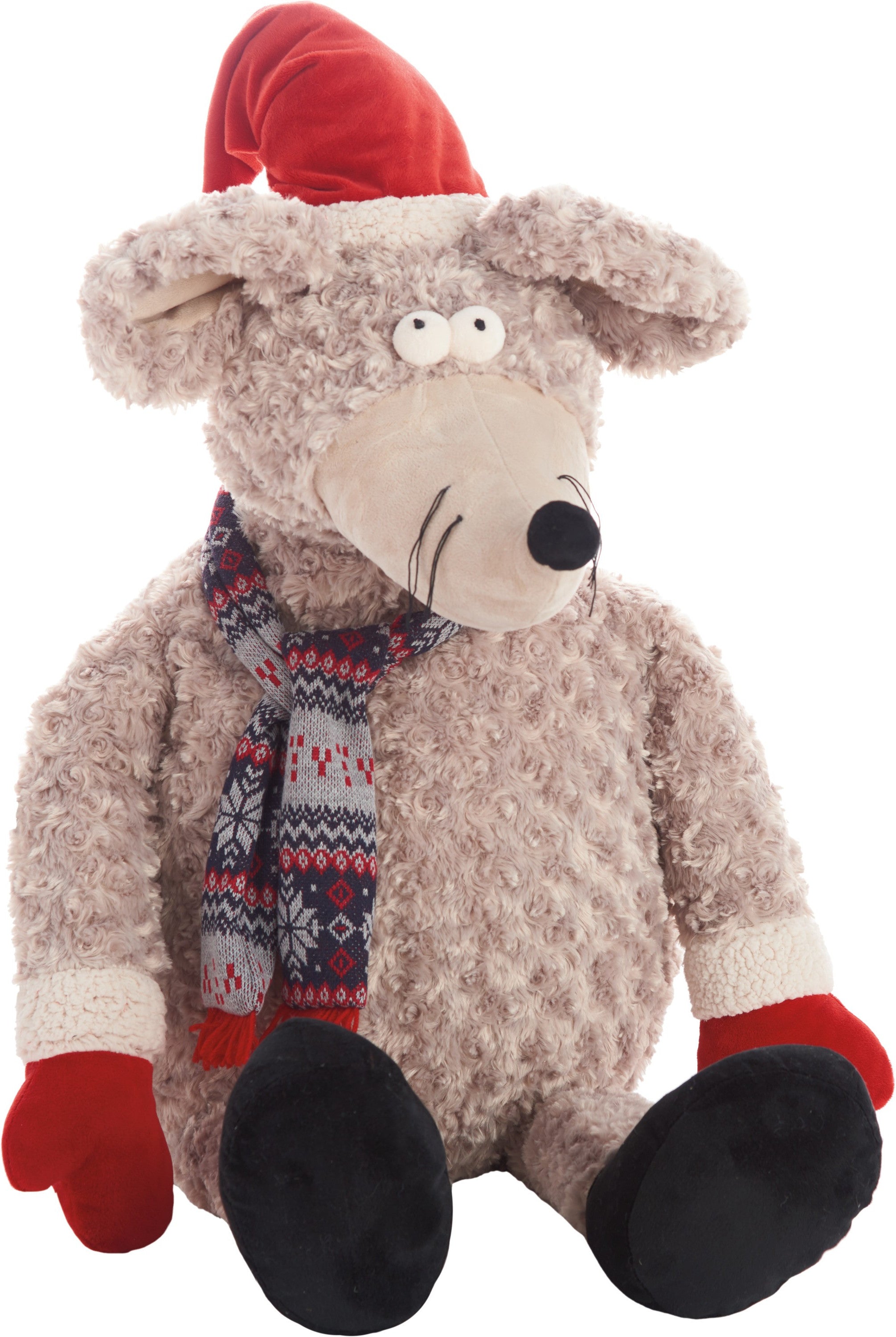 灰色 23" X 24" 新穎滌綸抱枕