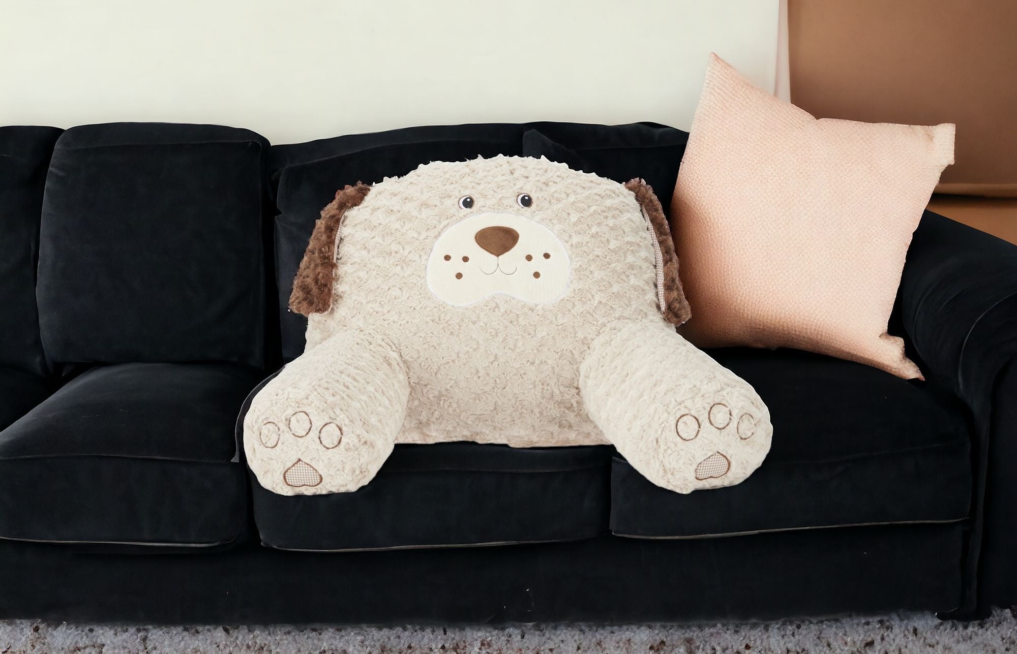 Beige 21" X 16" Novedad Cojín de poliéster