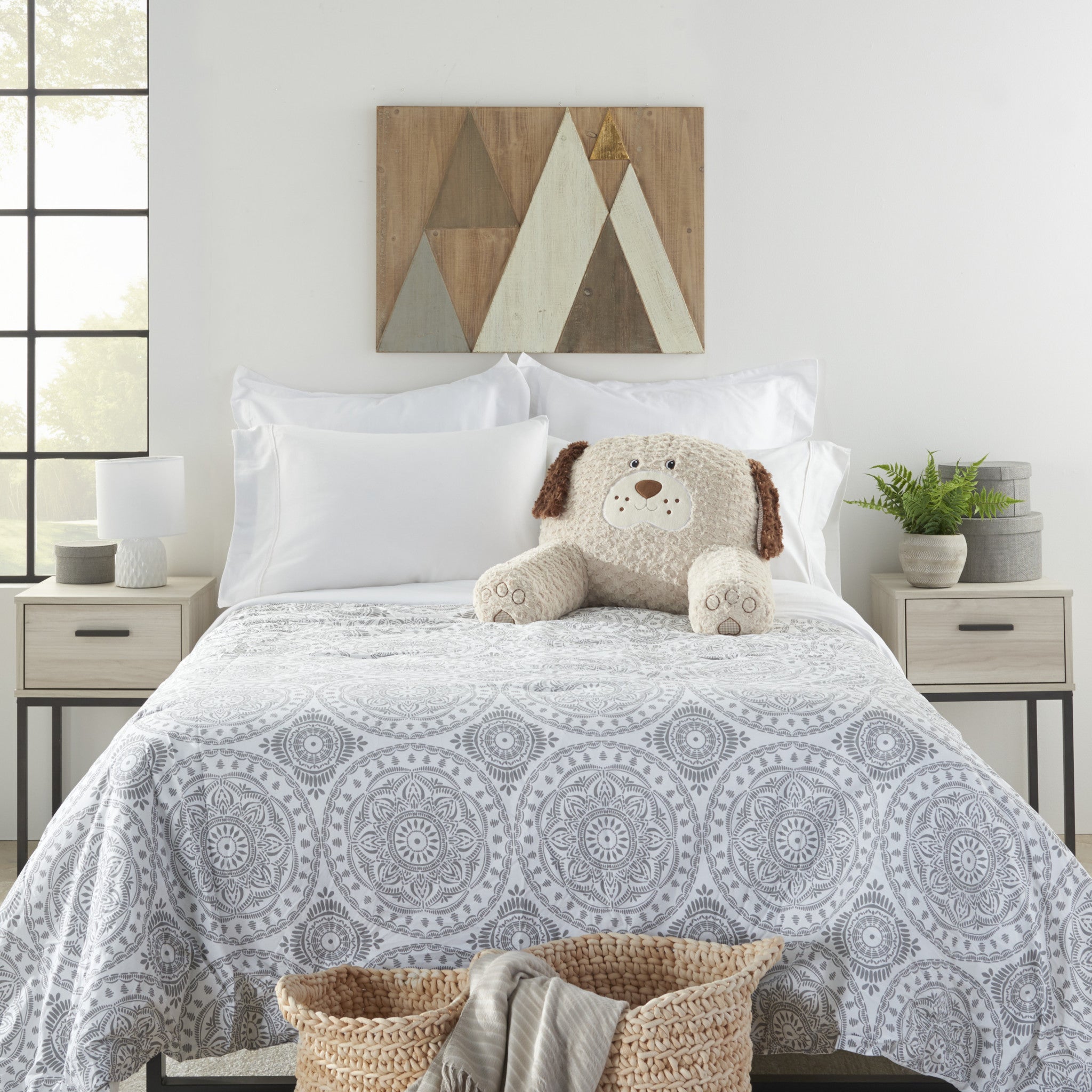 Beige 21" X 16" Novedad Cojín de poliéster