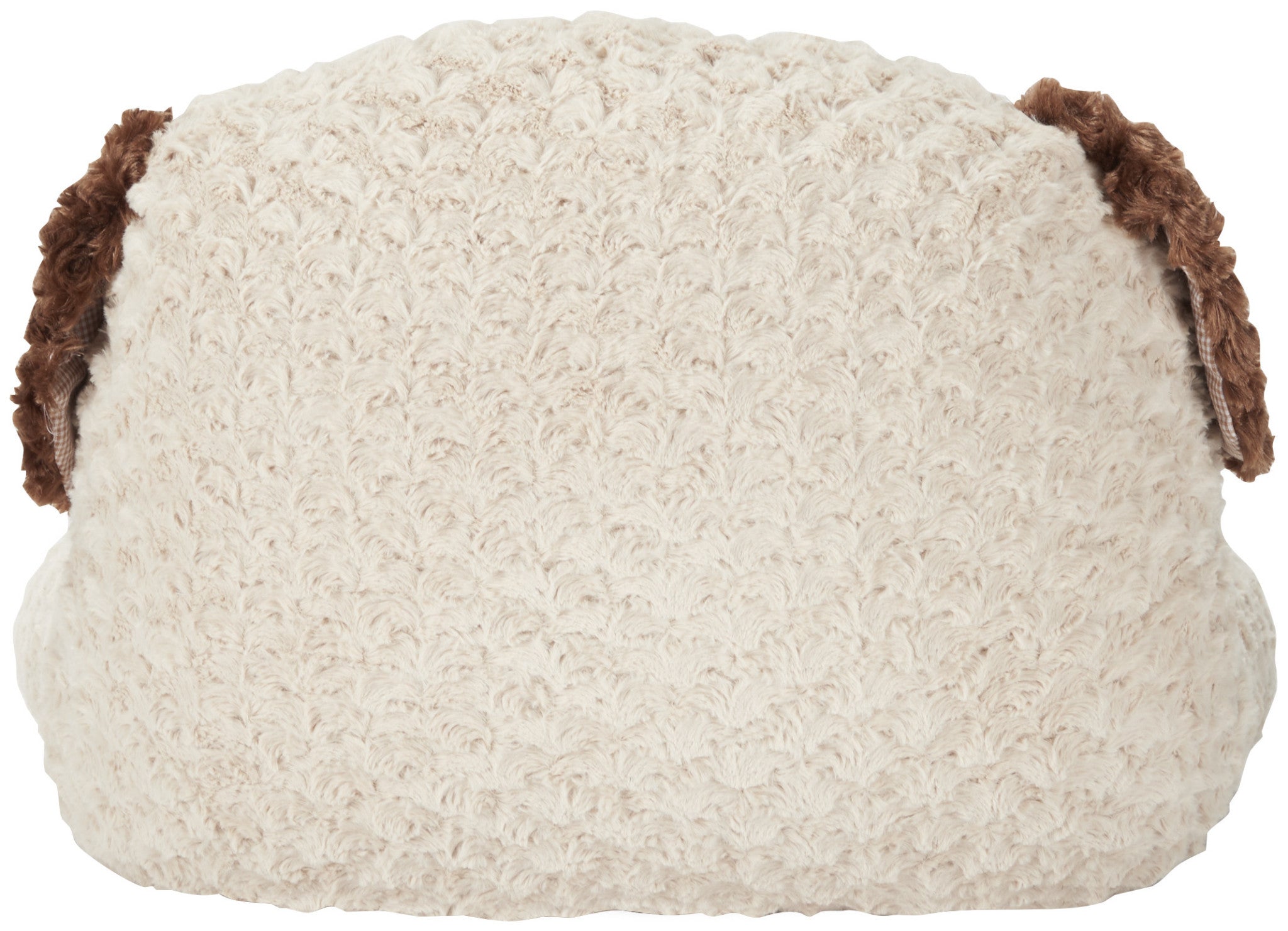 Beige 21" X 16" Novedad Cojín de poliéster