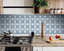 Teal And White Mosaic Peel And Stick Removable Tiles - 5